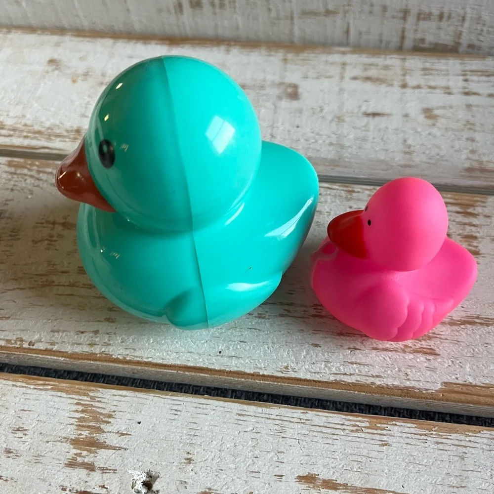 Duck inside a Duck: Teal and Pink Duck Duo - Picture 6 of 6